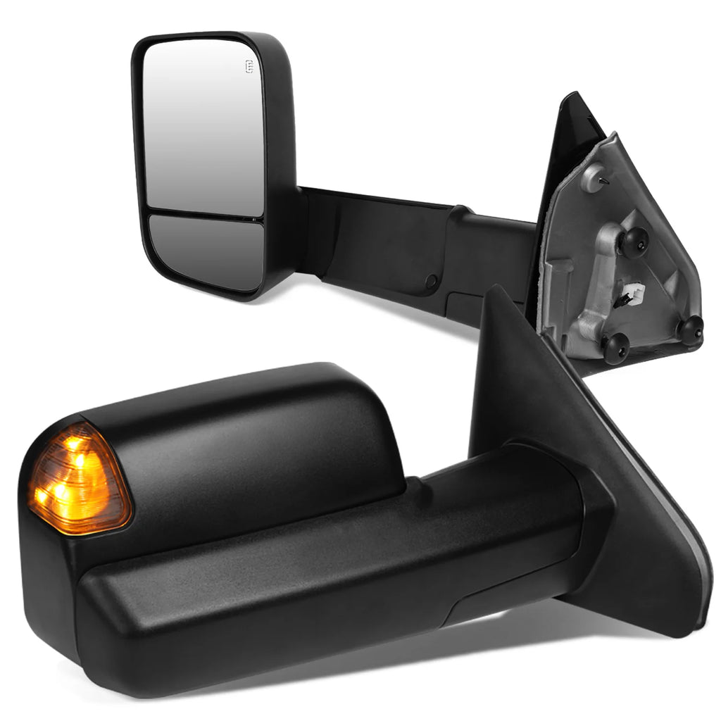 Powered Heated Towing Mirrors (Pair) 02-08 Dodge Ram 1500, 03-09 Ram 2500 3500
