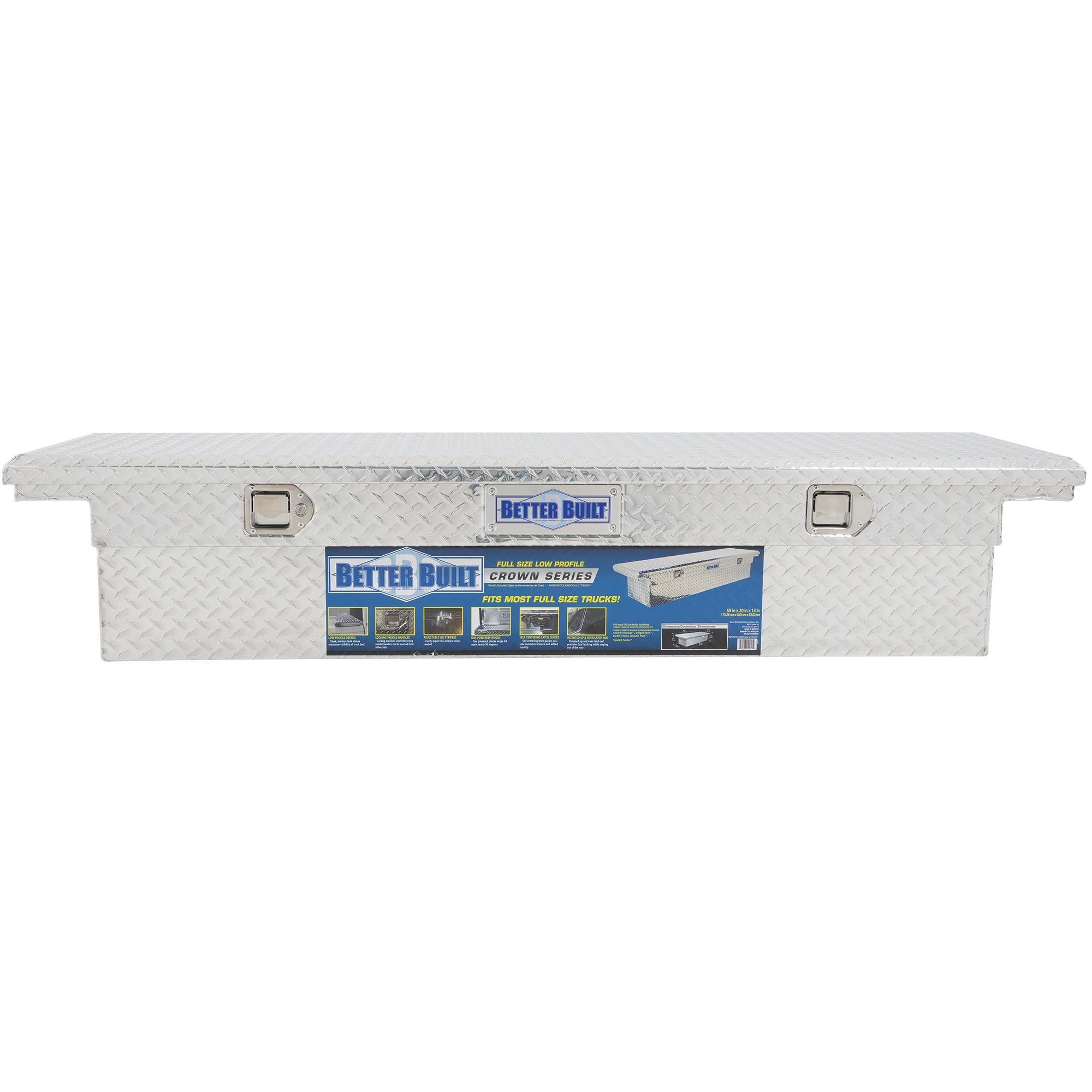 2026 Better Built 70 Crown Series Low Profile Crossover Truck Tool Box