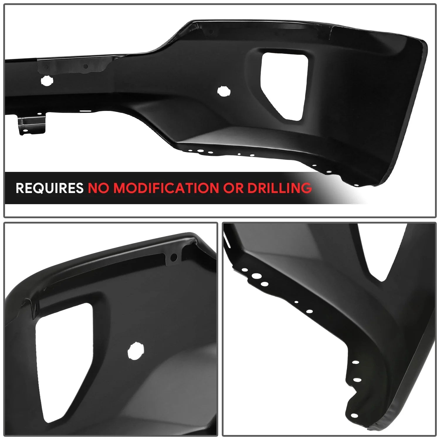 Modular Style Front Bumper (w/Fog Light Holes) 16-19 Chevy Silverado 1500 LD