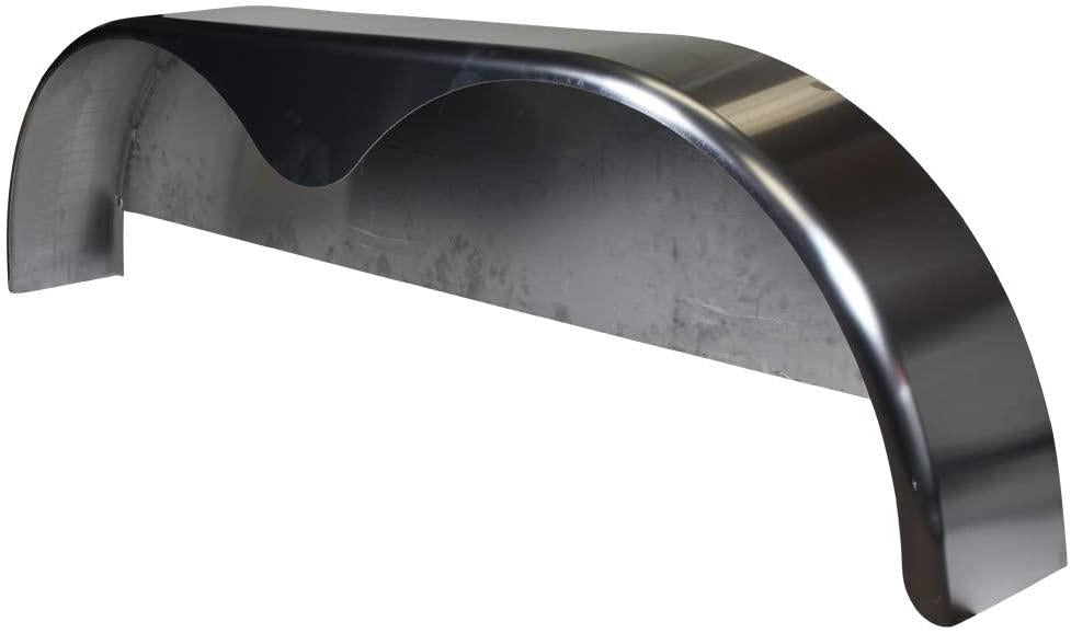 2026 72×10-3/4 Tandem Axle Steel Trailer Fender w/Back Plate Welded In (2-Pack)