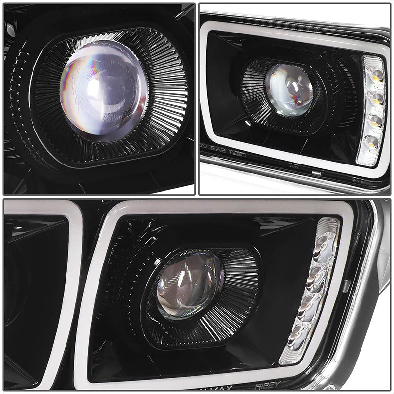LED DRL Halo Headlights 86-07 Kenworth T600A Peterbilt 378 379