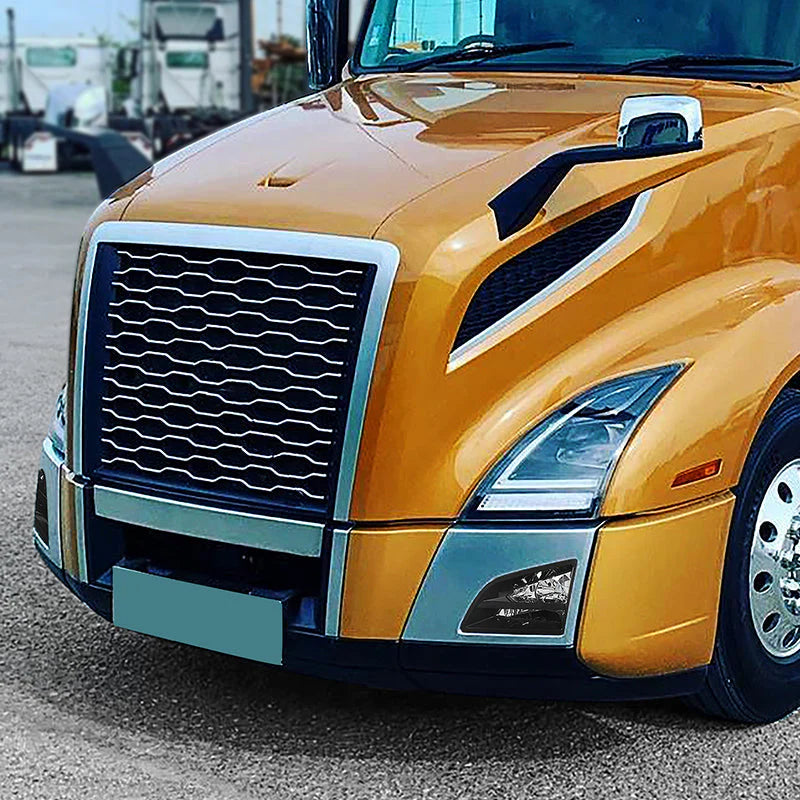 LED Clear Lens Fog Lights 18-22 Volvo VNL