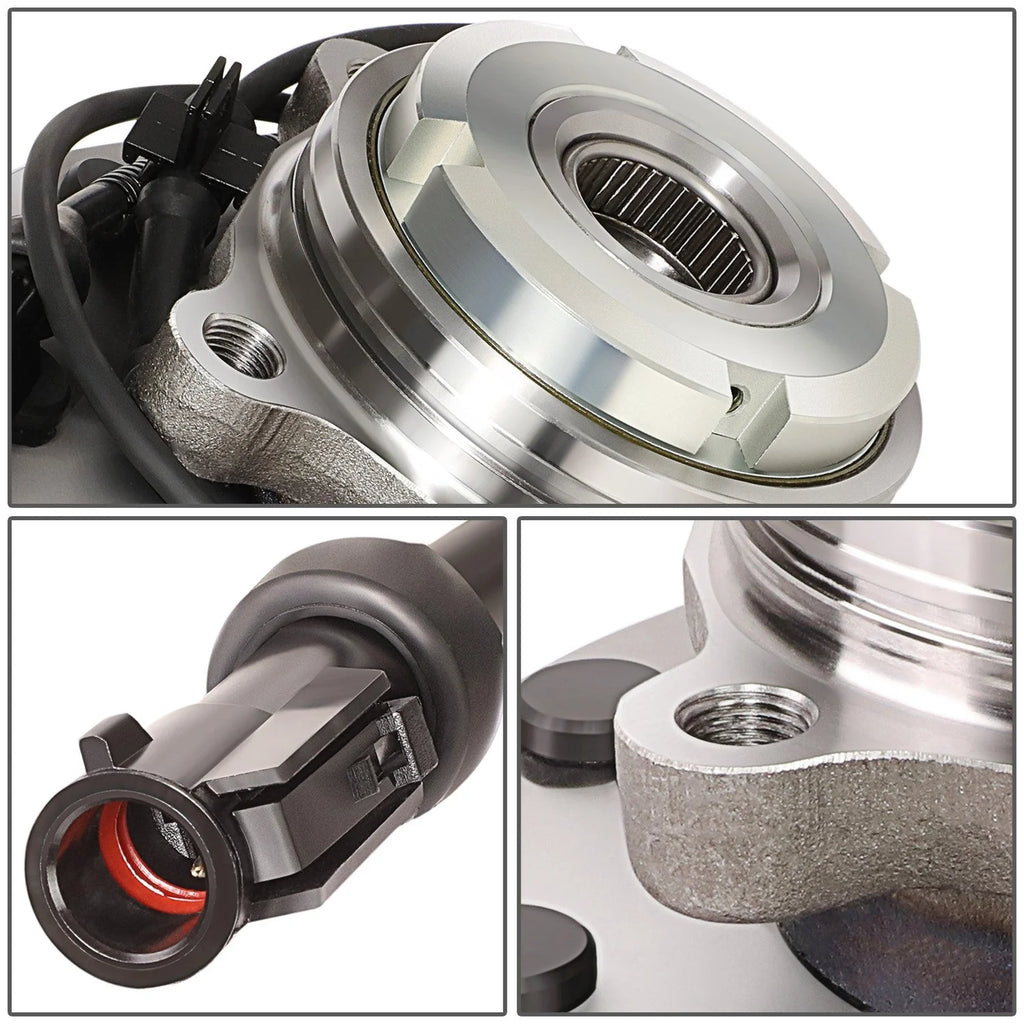 Front Wheel Bearing & Hub Assembly 99-04 Ford F-250 F-350 Super Duty, 00-02 Excusion 4WD