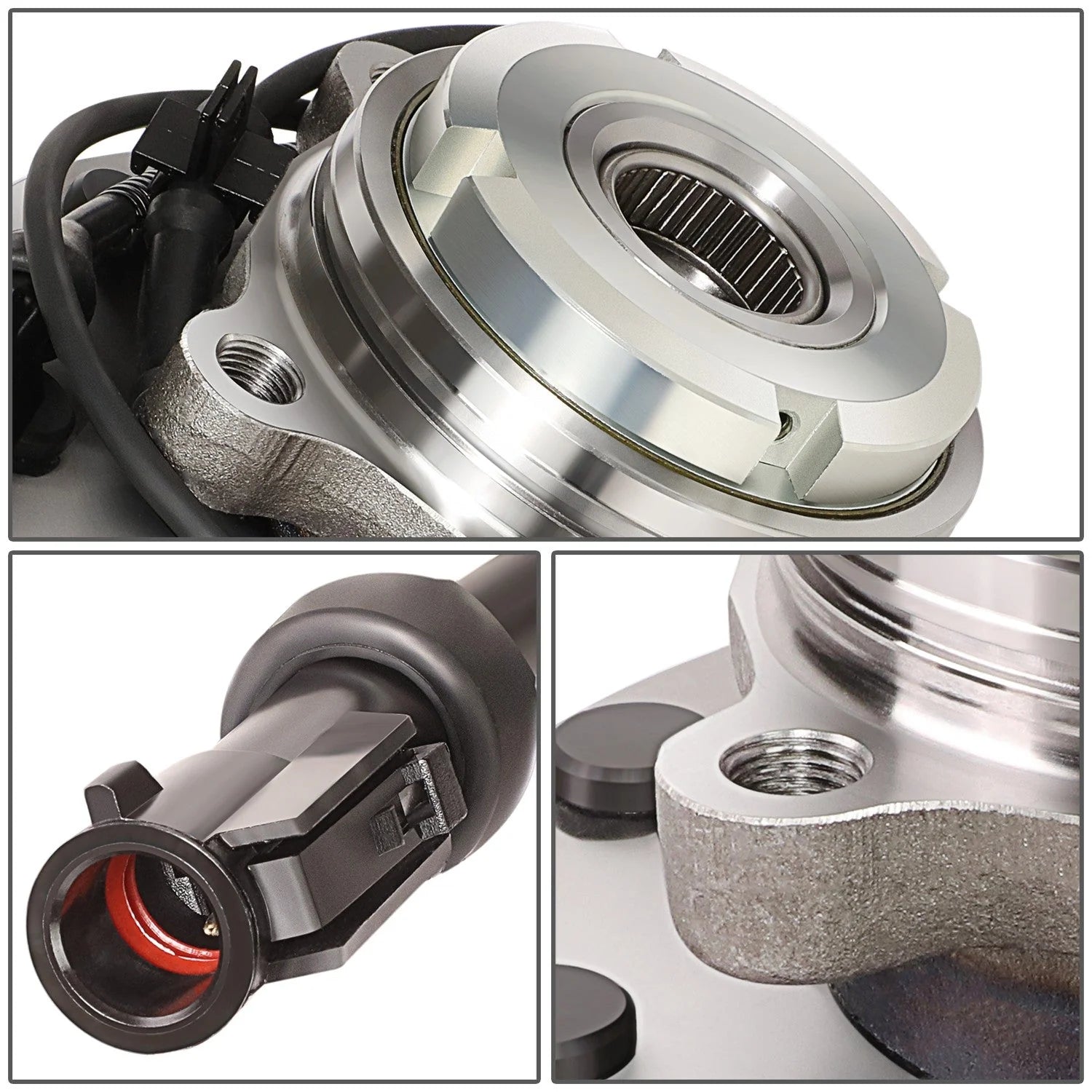 Front Wheel Bearing & Hub Assembly 99-04 Ford F-250 F-350 Super Duty, 00-02 Excusion 4WD