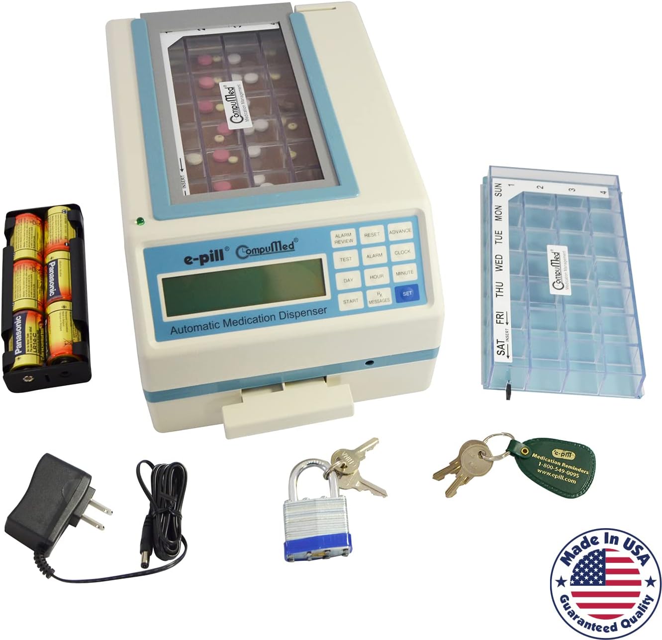 2026 Tamper Resistant Automatic Pill Dispenser – AC Powered
