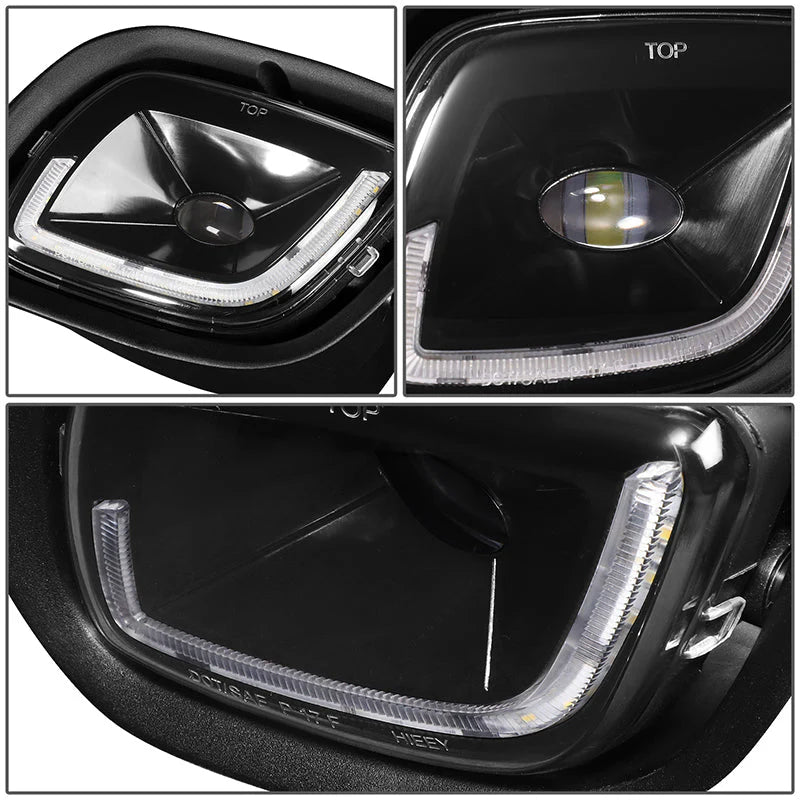 LED DRL Projector Fog Lights 08-17 Freightliner Cascadia