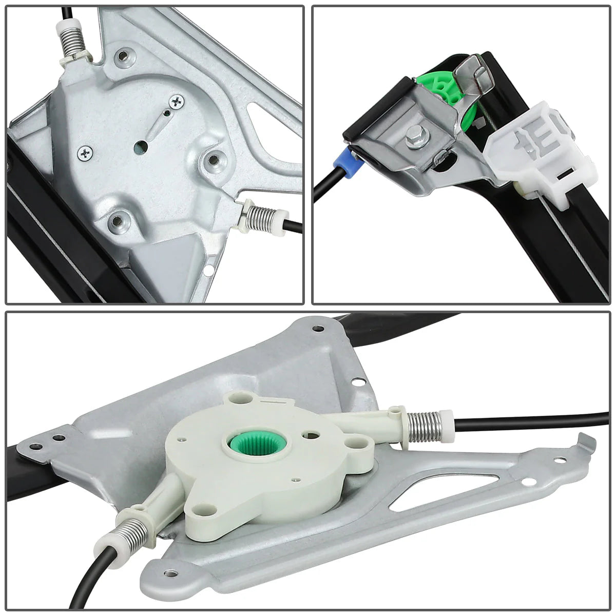 96-01 Audi A4 Power Window Regulator w/o Motor - Front Left Driver Side