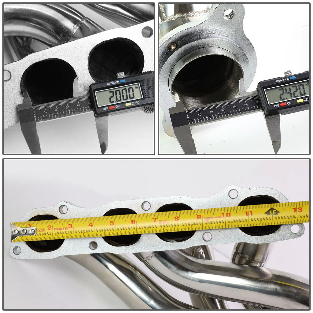 00-09 Honda S2000 AP1/2 2.0L 2.2L F20C F22C1 DOHC 4-1 Long Tube Exhaust Header - Stainless Steel