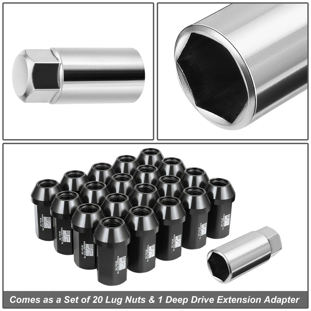20 Pcs Aluminum Lug Nuts[A Variety of color options] Universal
