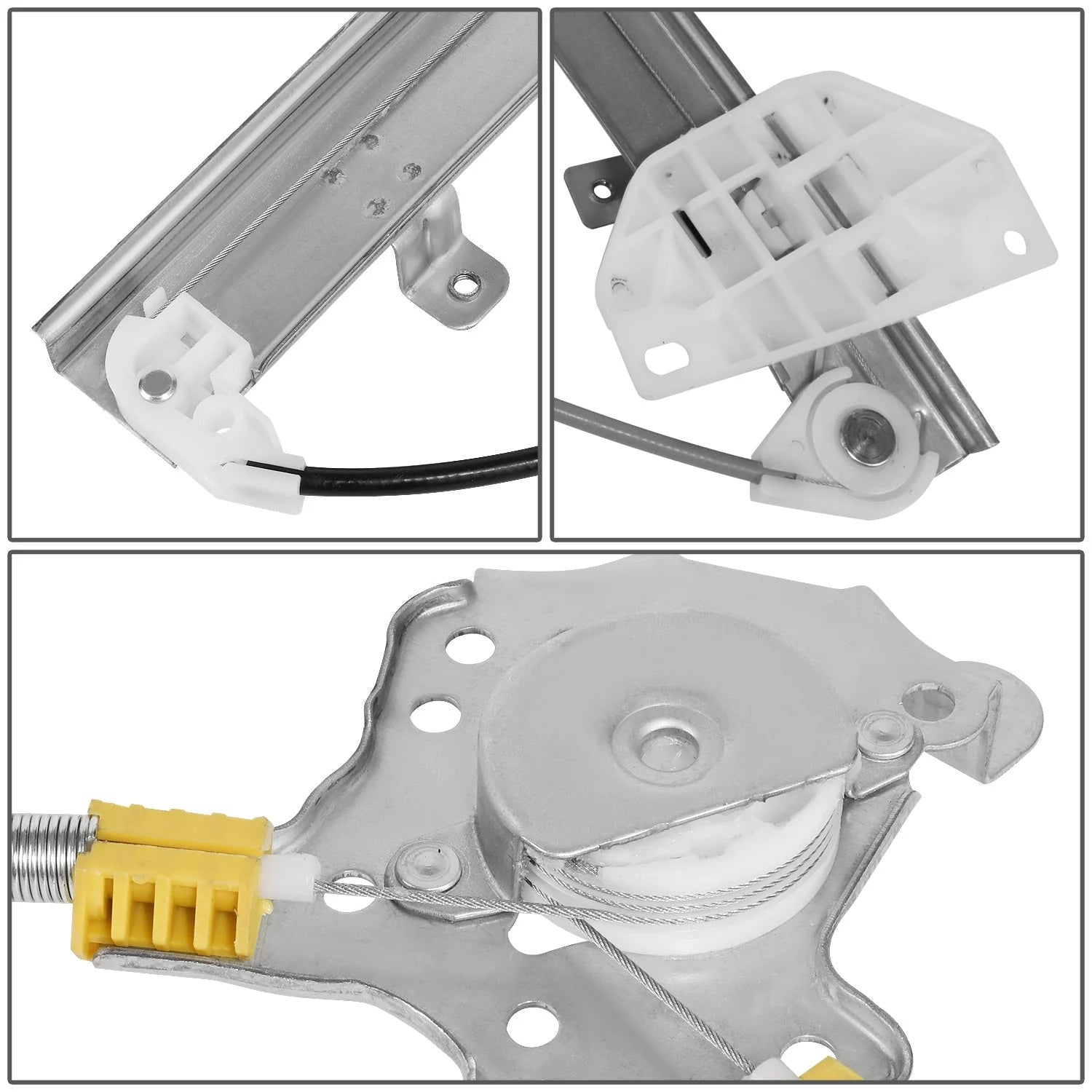93-96 Mitsubishi Mirage Sedan Power Window Regulator w/o Motor - Front Right Passenger Side