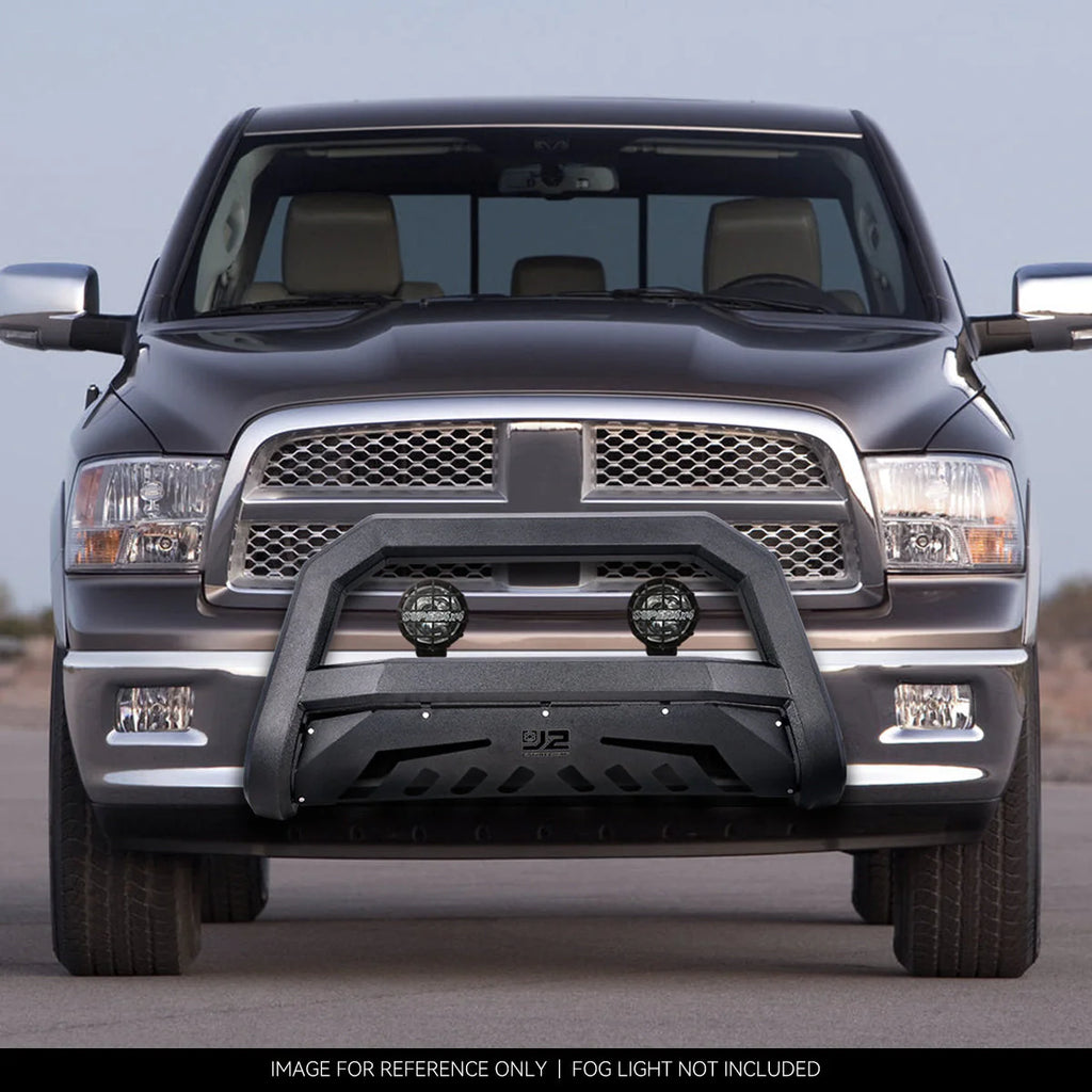 09-22 Ram 1500 (Classic) Diagonal Slat Front Bumper Grille Guard - Carbon Steel