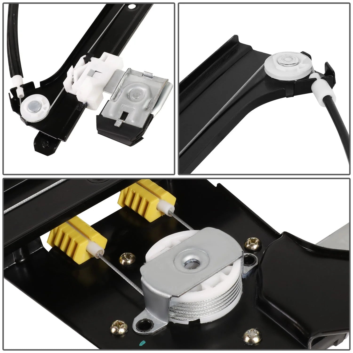 01-06 Chevy Silverado GMC Sierra 1500 2500 HD 3500 Power Window Regulator w/Motor - Rear Left Side