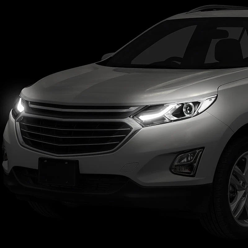 LED DRL Projector Headlights 18-21 Chevy Equinox