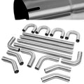 16Pcs 3 in. OD Custom Exhaust Tubing Mandrel Bend Pipe Straight & U-Bend Piping Kit