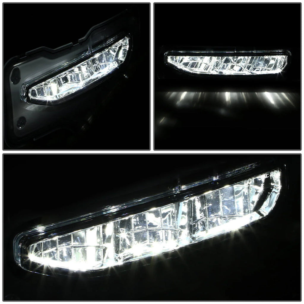 LED Fog Lights w/ Switch Wiring Harnesses 16-19 GMC Sierra 1500 (Limited)