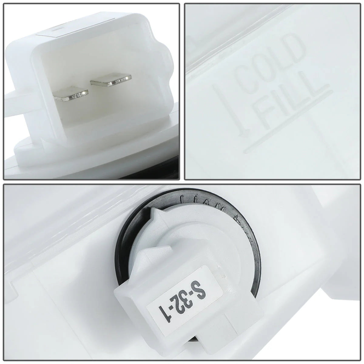 01-02 Ford Explorer Sport Trac/ 01-07 Ranger 2.5L 3.0L 4.0L Combined Coolant/ Windhield Washer Fluid Reservoir