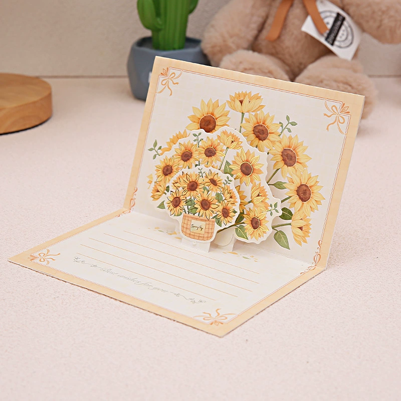 Golden Glow 3D Card