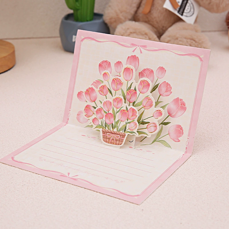Petal Kiss Pop Card
