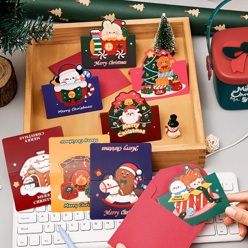 Santa’s Wreath Greeting Card