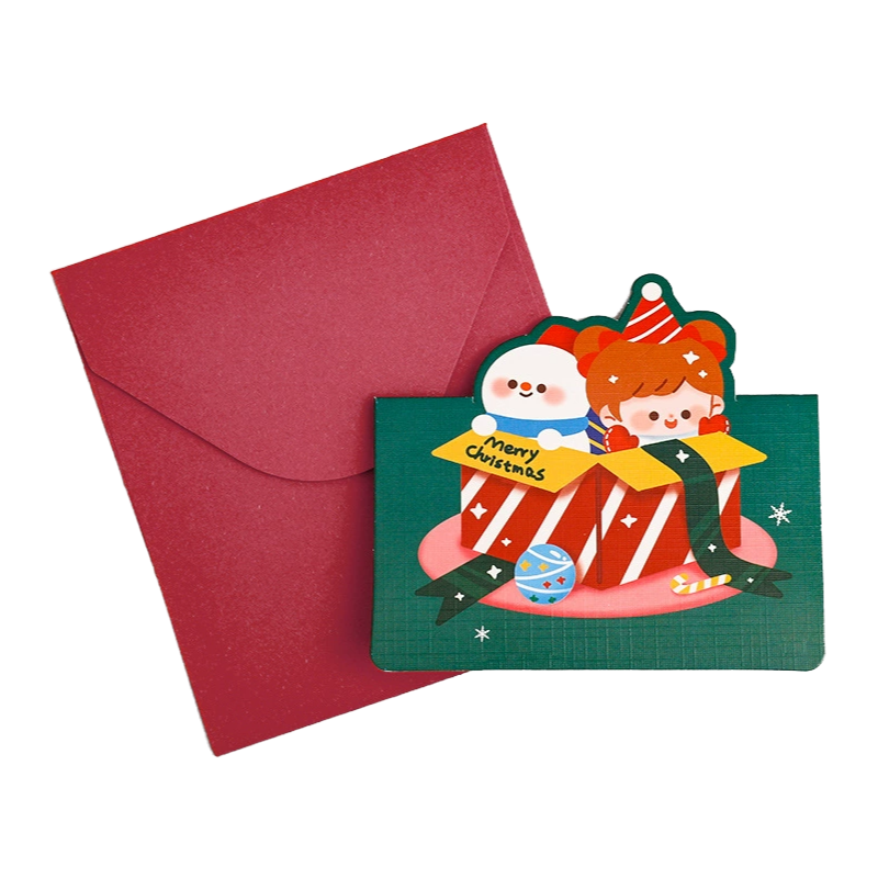 Xmas Gift Box Card