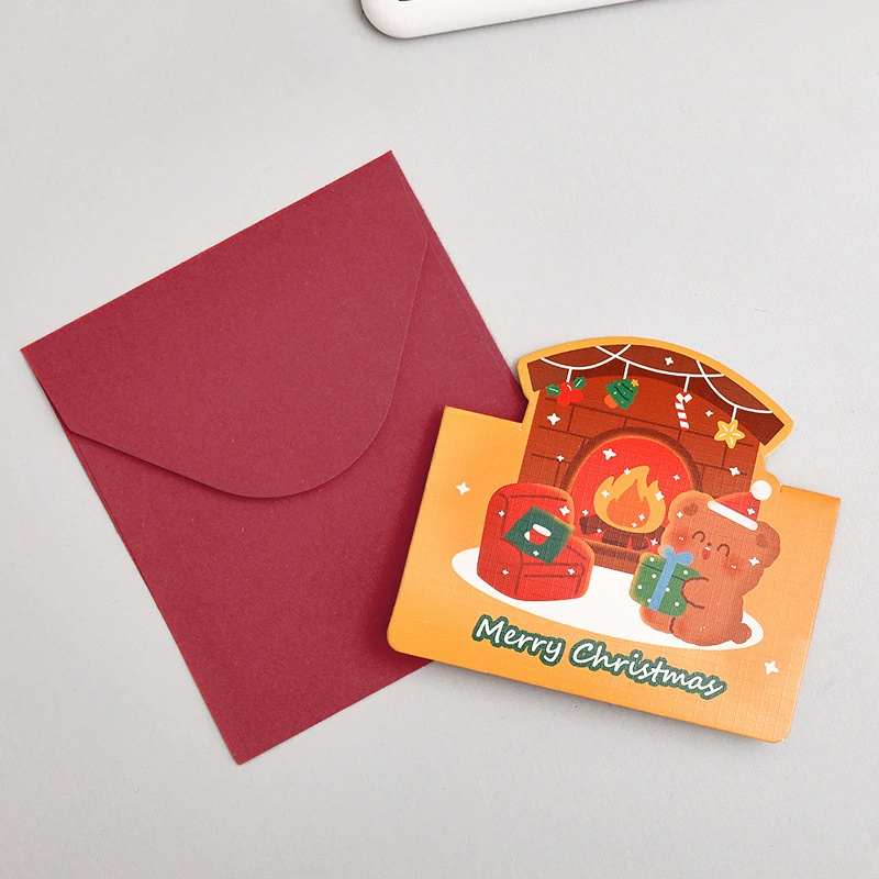 Cuddly Christmas Bear Card