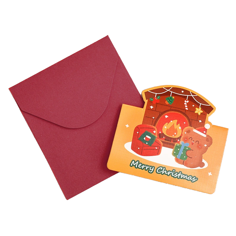 Cuddly Christmas Bear Card